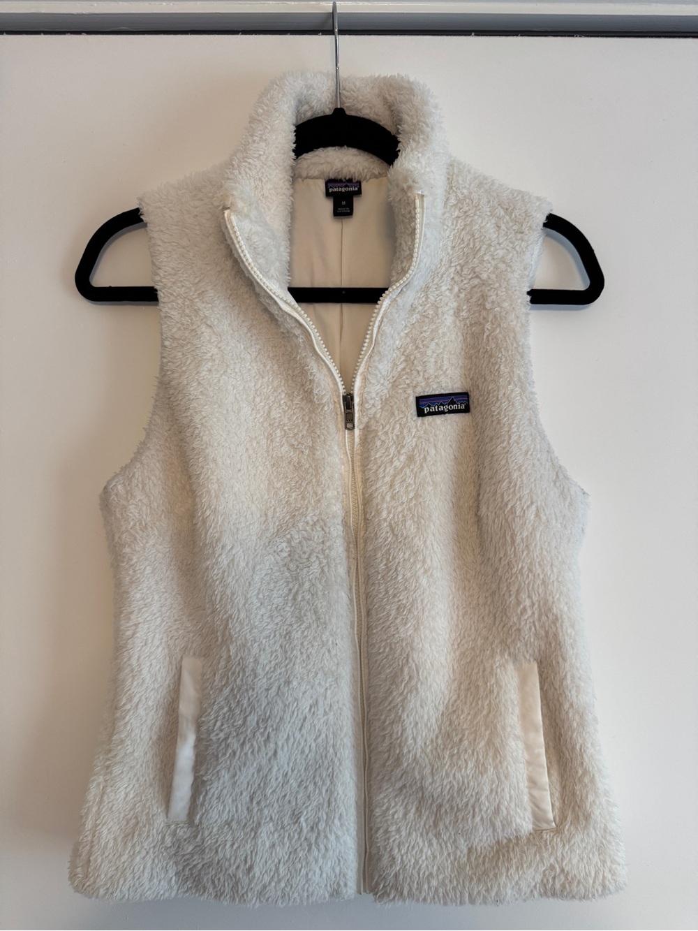Patagonia Cream Sherpa Fleece Vest - Women's